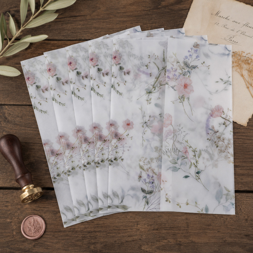 20/50 adet Suluboya Çiçek Dese - Wedding Envelopes incelemesi ve fiyatı