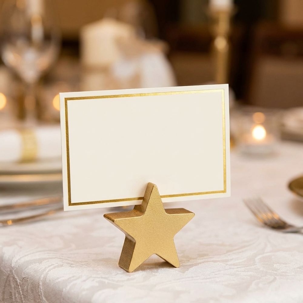 12 adet yıldız kalp şeklinde m - Table Number Gold incelemesi ve fiyatı