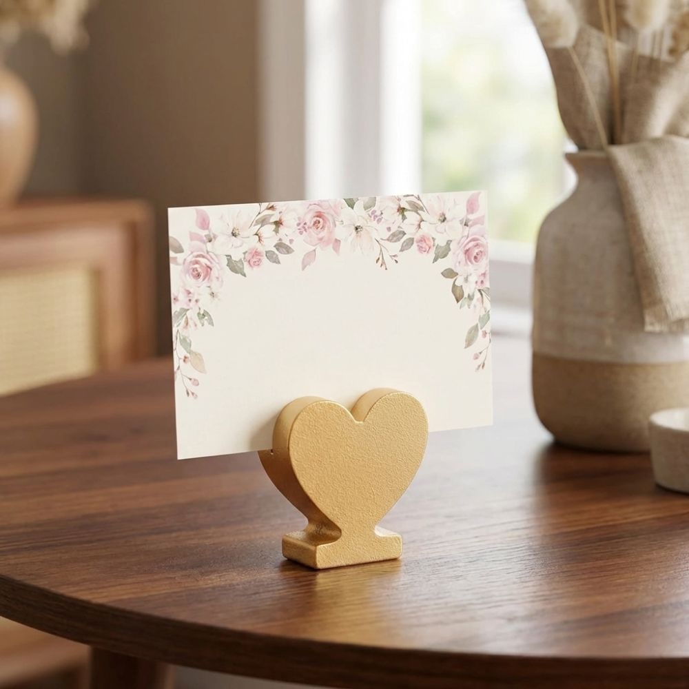12 adet yıldız kalp şeklinde m - Table Number Gold incelemesi ve fiyatı